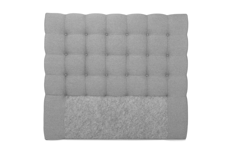 Sängynpääty Boxford 140 cm Napit - Vaaleanharmaa - Huonekalut - Sänky - Sängyn lisävarusteet & sängynpäädyt - Sängynpääty