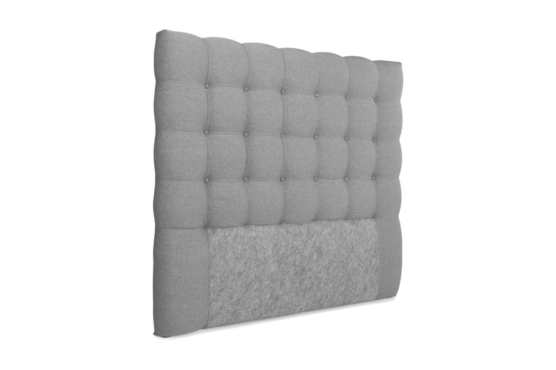 Sängynpääty Boxford 140 cm Napit - Vaaleanharmaa - Huonekalut - Sänky - Sängyn lisävarusteet & sängynpäädyt - Sängynpääty