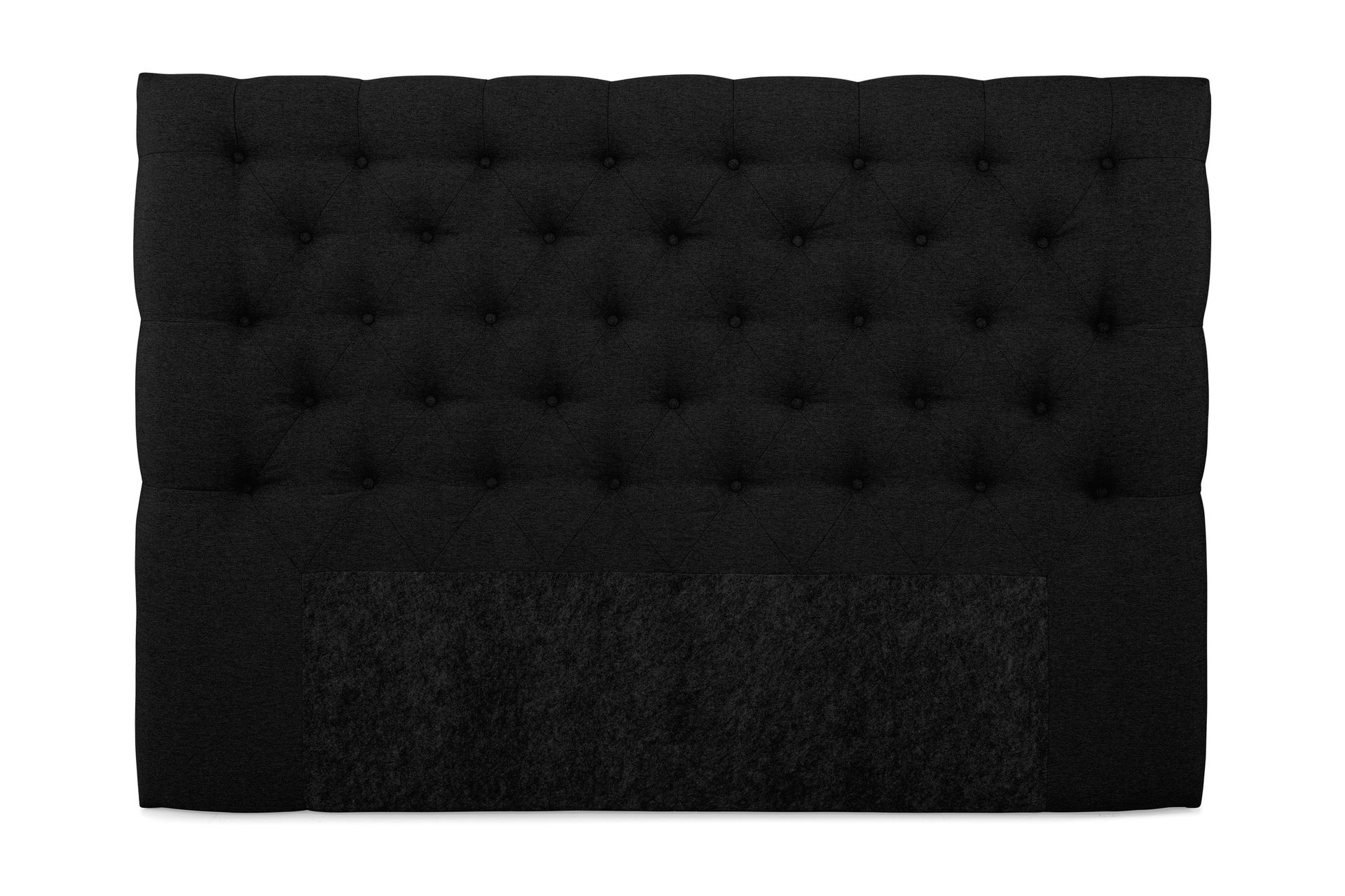 Sängynpääty Boxford 160 cm - Musta - Huonekalut - Sänky - Sängyn lisävarusteet & sängynpäädyt - Sängynpääty