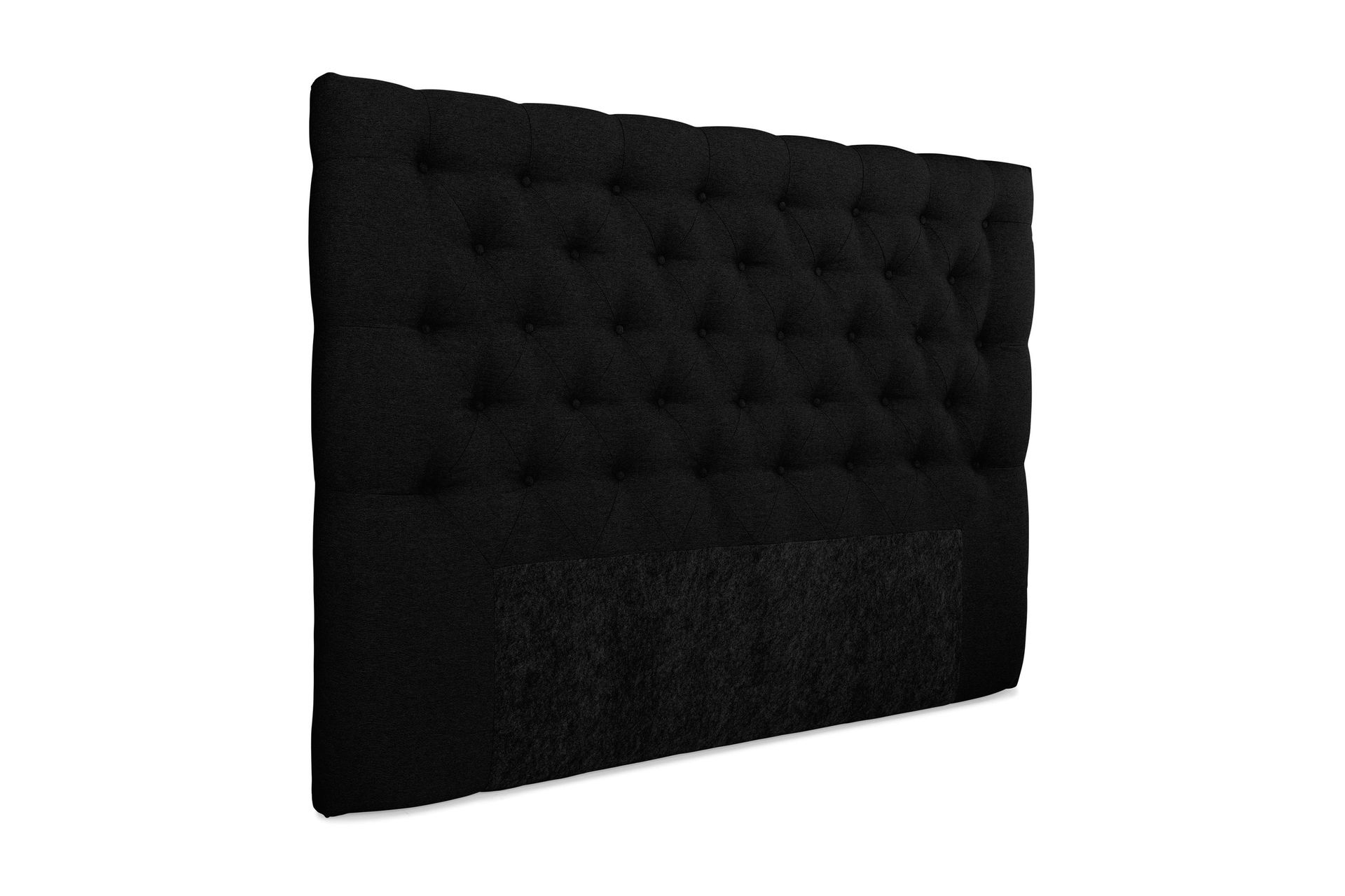 Sängynpääty Boxford 160 cm - Musta - Huonekalut - Sänky - Sängyn lisävarusteet & sängynpäädyt - Sängynpääty