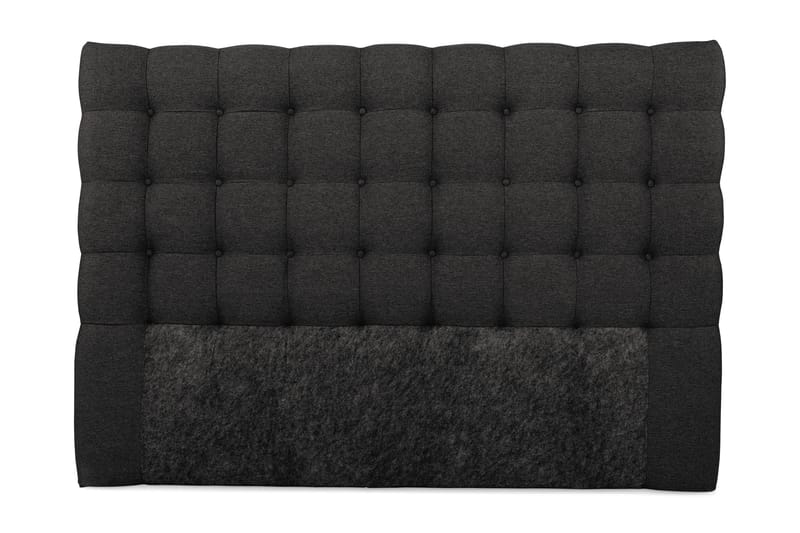 Sängynpääty Boxford 160 cm Napit - Tummanharmaa - Huonekalut - Sänky - Sängyn lisävarusteet & sängynpäädyt - Sängynpääty