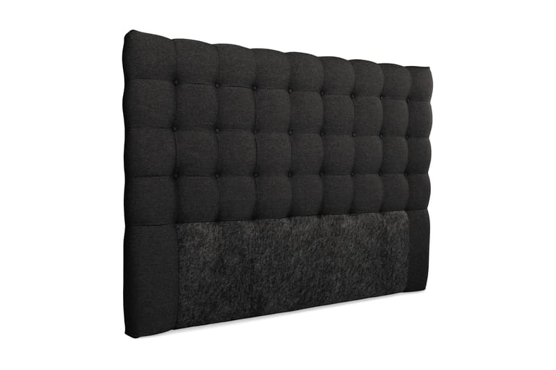 Sängynpääty Boxford 160 cm Napit - Tummanharmaa - Huonekalut - Sänky - Sängyn lisävarusteet & sängynpäädyt - Sängynpääty