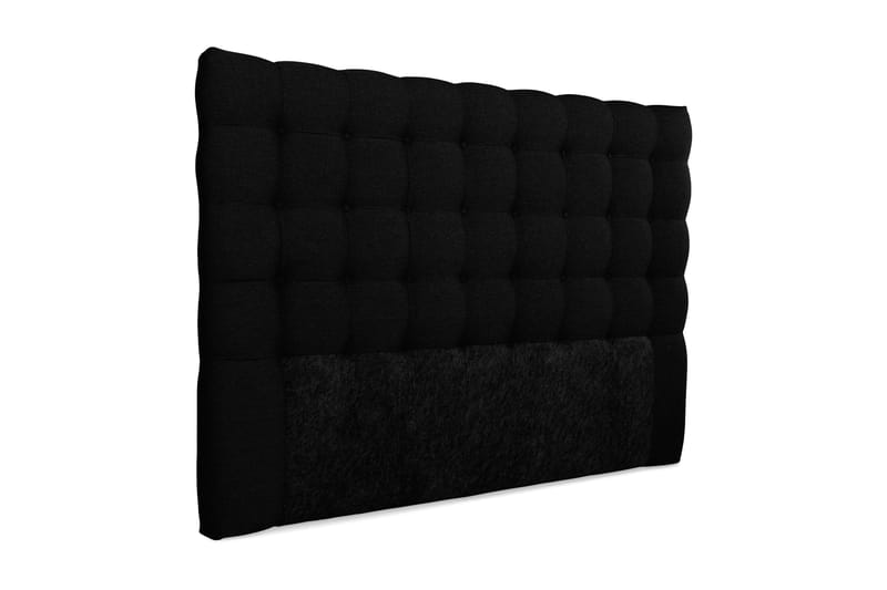 Sängynpääty Boxford 180 cm Napit - Musta - Huonekalut - Sänky - Sängyn lisävarusteet & sängynpäädyt - Sängynpääty