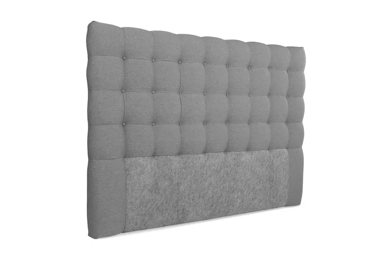 Sängynpääty Boxford 180 cm Napit - Vaaleanharmaa - Huonekalut - Sänky - Sängyn lisävarusteet & sängynpäädyt - Sängynpääty