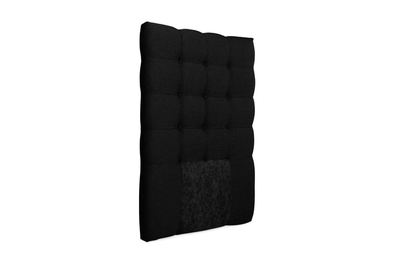 Sängynpääty Boxford 80 cm Napit - Musta - Huonekalut - Sänky - Sängyn lisävarusteet & sängynpäädyt - Sängynpääty