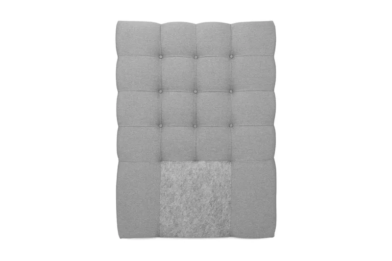 Sängynpääty Boxford 80 cm Napit - Vaaleanharmaa - Huonekalut - Sänky - Sängyn lisävarusteet & sängynpäädyt - Sängynpääty