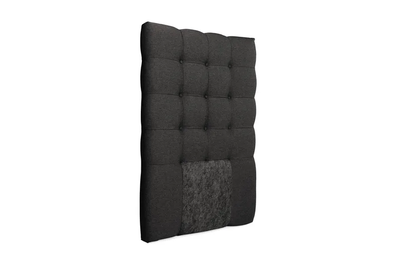 Sängynpääty Boxford 90 cm Napit - Tummanharmaa - Huonekalut - Sänky - Sängyn lisävarusteet & sängynpäädyt - Sängynpääty