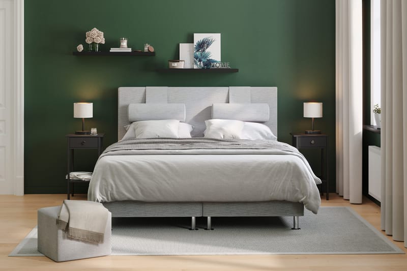 Sängynpääty Candela 180 cm - Vaaleanharmaa - Huonekalut - Sänky - Sängyn lisävarusteet & sängynpäädyt - Sängynpääty