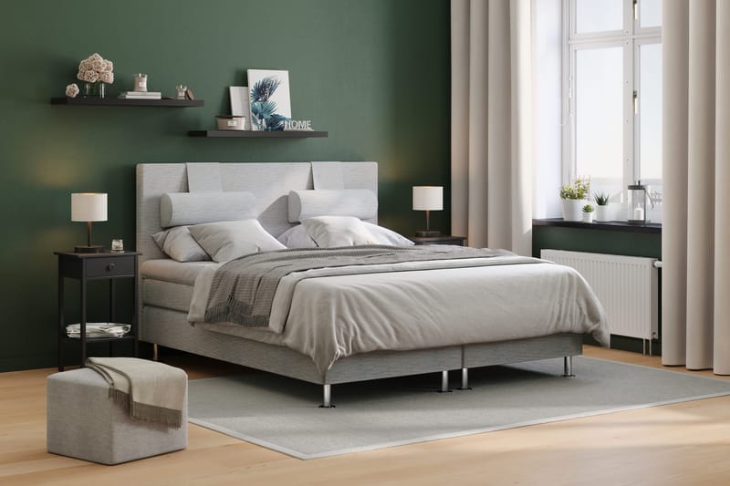 Sängynpääty Candela 180 cm - Vaaleanharmaa - Huonekalut - Sänky - Sängyn lisävarusteet & sängynpäädyt - Sängynpääty