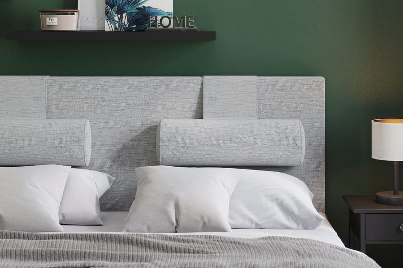 Sängynpääty Candela 180 cm - Vaaleanharmaa - Huonekalut - Sänky - Sängyn lisävarusteet & sängynpäädyt - Sängynpääty