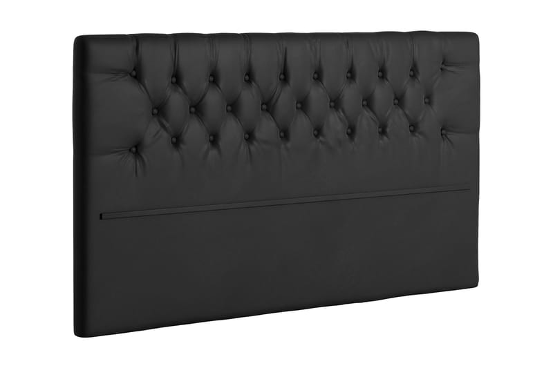 Sängynpääty Celinda 180 cm Keinonahka - Musta - Huonekalut - Sänky - Sängyn lisävarusteet & sängynpäädyt - Sängynpääty