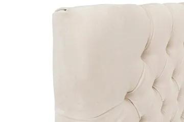 Sängynpääty Celine 105 cm Sametti - Beige - Huonekalut - Sänky - Sängyn lisävarusteet & sängynpäädyt - Sängynpääty