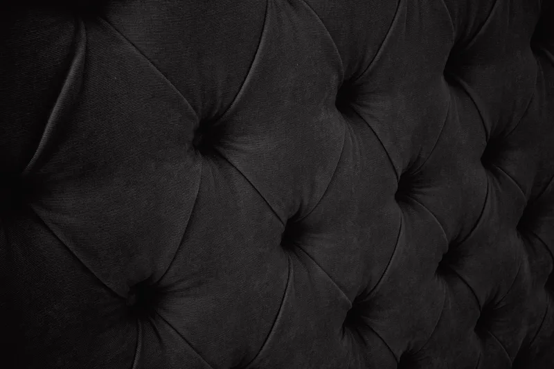 Sängynpääty Celine 120 cm Sametti - Musta - Huonekalut - Sänky - Sängyn lisävarusteet & sängynpäädyt - Sängynpääty