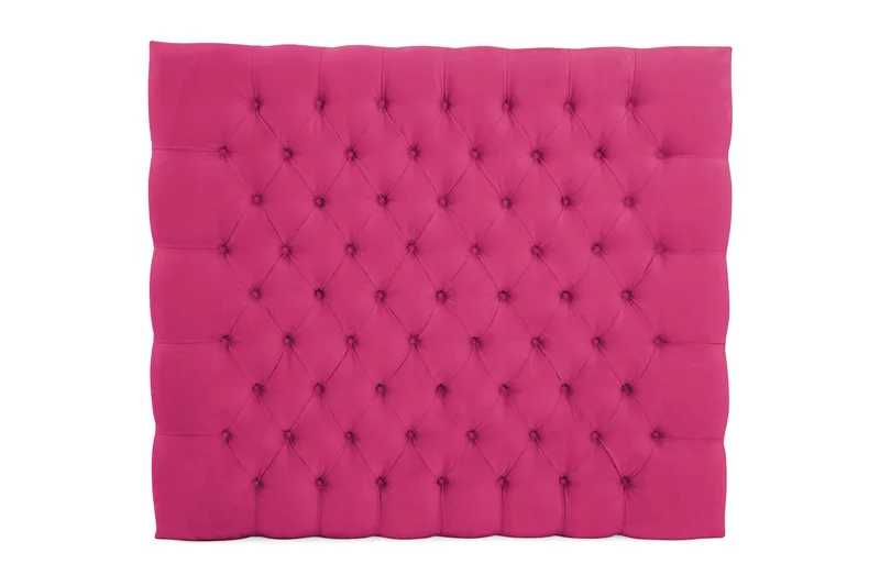 Sängynpääty Celine 120 cm Sametti - Roosa - Huonekalut - Sänky - Sängyn lisävarusteet & sängynpäädyt - S ängynpääty
