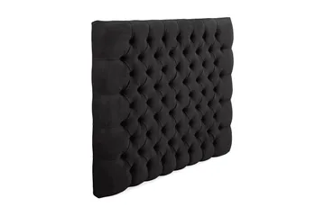 Sängynpääty Celine 140 cm Sametti - Musta - Huonekalut - Sänky - Sängyn lisävarusteet & sängynpäädyt - Sängynpääty