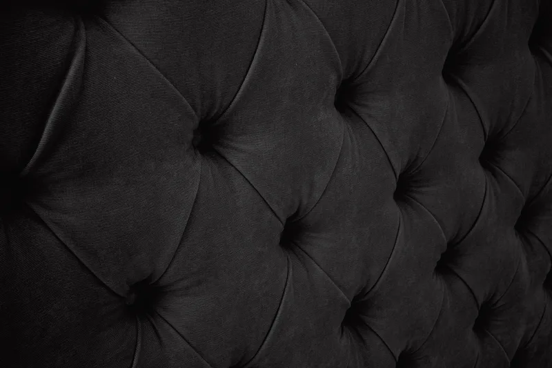 Sängynpääty Celine 160 cm Sametti - Musta - Huonekalut - Sänky - Sängyn lisävarusteet & sängynpäädyt - Sängynpääty