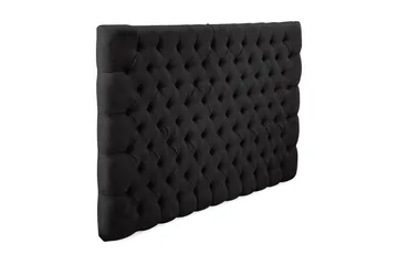 Sängynpääty Celine 160 cm Sametti - Musta - Huonekalut - Sänky - Sängyn lisävarusteet & sängynpäädyt - Sängynpääty