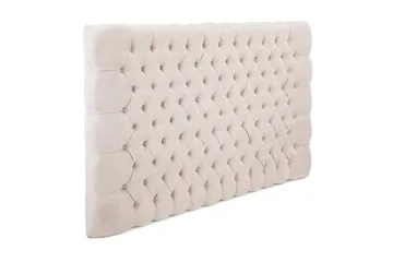 Sängynpääty Celine 210 cm Sametti - Beige - Huonekalut - Sänky - Sängyn lisävarusteet & sängynpäädyt - Sängynpääty