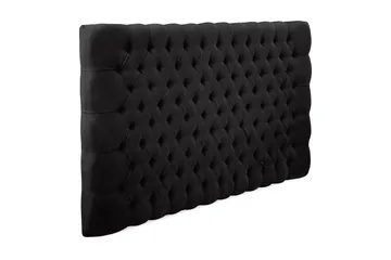 Sängynpääty Celine 210 cm Sametti - Musta - Huonekalut - Sänky - Sängyn lisävarusteet & sängynpäädyt - Sängynpääty