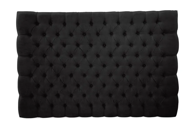 Sängynpääty Celine 210 cm Sametti, Musta