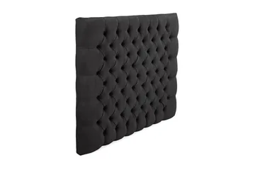 Sängynpääty Celine 90 cm Sametti - Musta - Huonekalut - Sänky - Sängyn lisävarusteet & sängynpäädyt - Sängynpääty