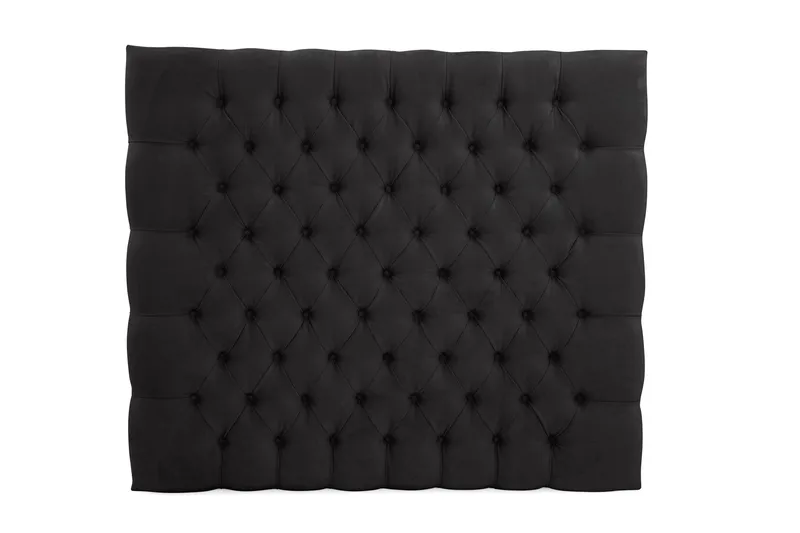 Sängynpääty Celine 90 cm Sametti, Musta