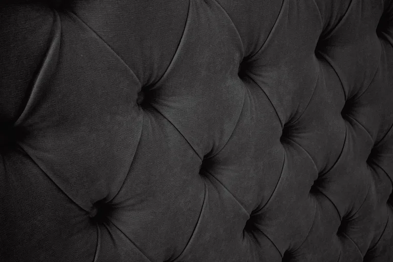 Sängynpääty Celine 90 cm Sametti - Musta - Huonekalut - Sänky - Sängyn lisävarusteet & sängynpäädyt - Sängynpääty