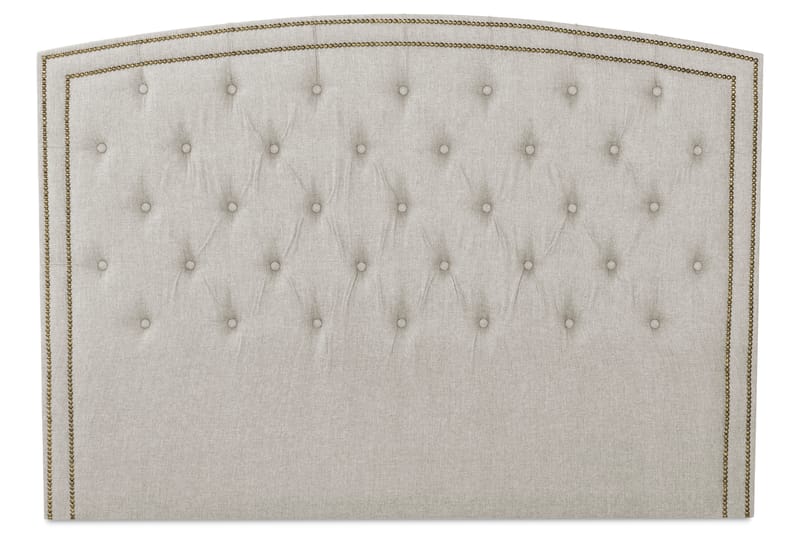 Sängynpääty Cesaro 185 cm Kaareva - Beige - Huonekalut - Sänky - Sängyn lisävarusteet & sängynpäädyt - Sängynpääty