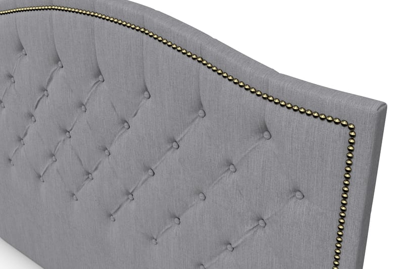 Sängynpääty Cesaro 185 cm Topattu - Harmaa - Huonekalut - Sänky - Sängyn lisävarusteet & sängynpäädyt - Sängynpääty