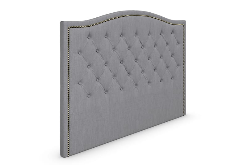 Sängynpääty Cesaro 185 cm Topattu - Harmaa - Huonekalut - Sänky - Sängyn lisävarusteet & sängynpäädyt - Sängynpääty