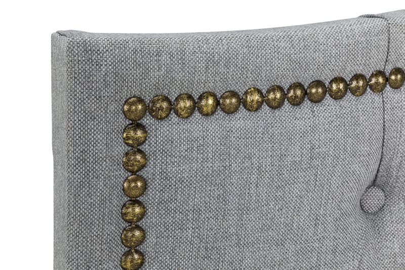 Sängynpääty Cesaro 185 cm Topattu - Harmaa - Huonekalut - Sänky - Sängyn lisävarusteet & sängynpäädyt - Sängynpääty