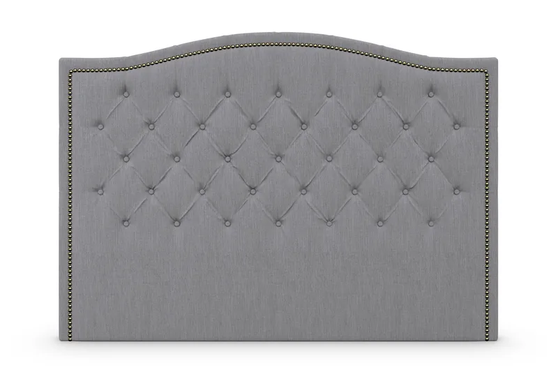 Sängynpääty Cesaro 185 cm Topattu - Harmaa - Huonekalut - Sänky - Sängyn lisävarusteet & sängynpäädyt - Sängynpääty