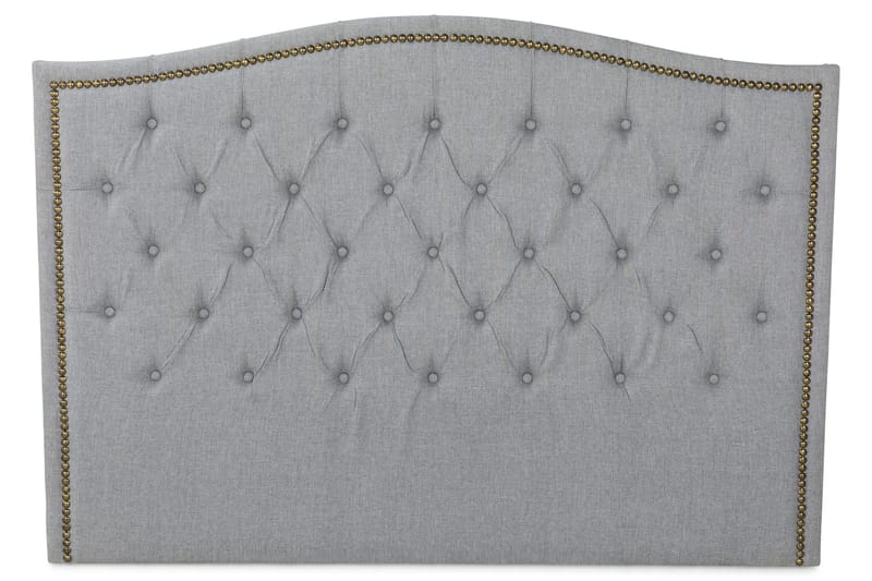 Sängynpääty Cesaro 185 cm Topattu - Harmaa - Huonekalut - Sänky - Sängyn lisävarusteet & sängynpäädyt - Sängynpääty