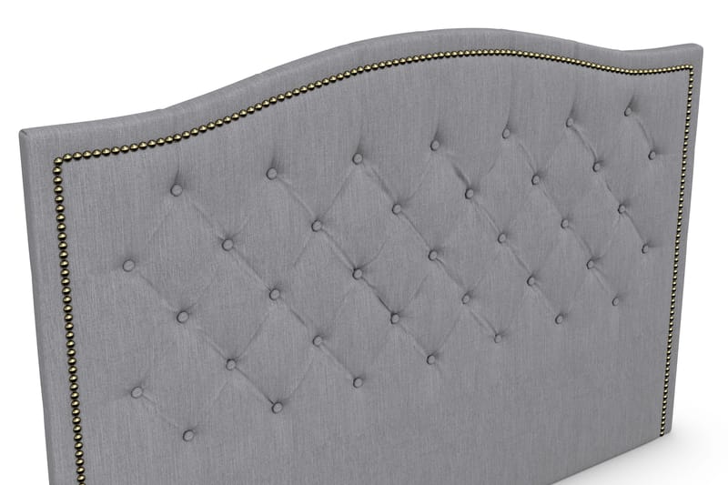 Sängynpääty Cesaro 185 cm Topattu - Harmaa - Huonekalut - Sänky - Sängyn lisävarusteet & sängynpäädyt - Sängynpääty