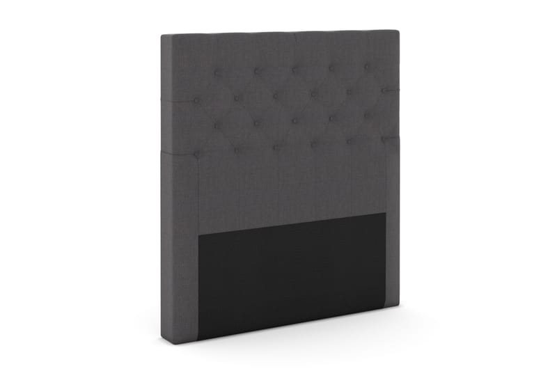 Sängynpääty Choice 120 cm Nappitoppaus - Tummanharmaa - Huonekalut - Sänky - Sängyn lisävarusteet & sängynpäädyt - Sängynpääty