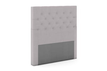 Sängynpääty Choice 120 cm Nappitoppaus - Vaaleanharmaa - Huonekalut - Sänky - Sängyn lisävarusteet & sängynpäädyt - Sängynpääty