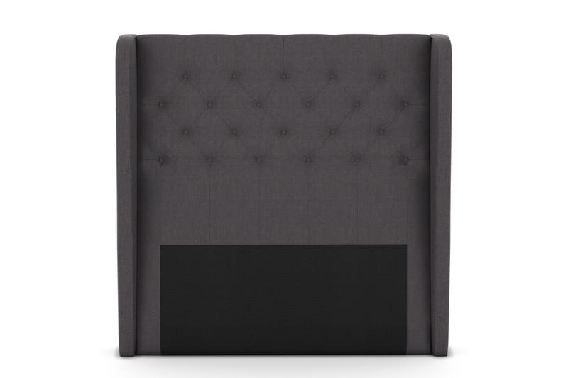 Sängynpääty Choice 120 cm Sivuilla, Tummanharmaa