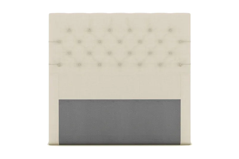 Sängynpääty Choice 140 cm Nappitoppaus, Beige