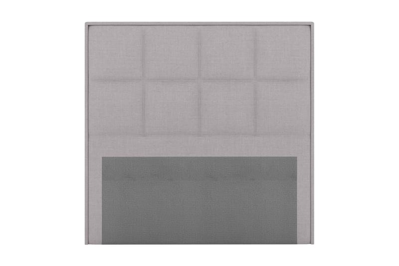 Sängynpääty Choice 140 cm Ruudullinen, Vaaleanharmaa