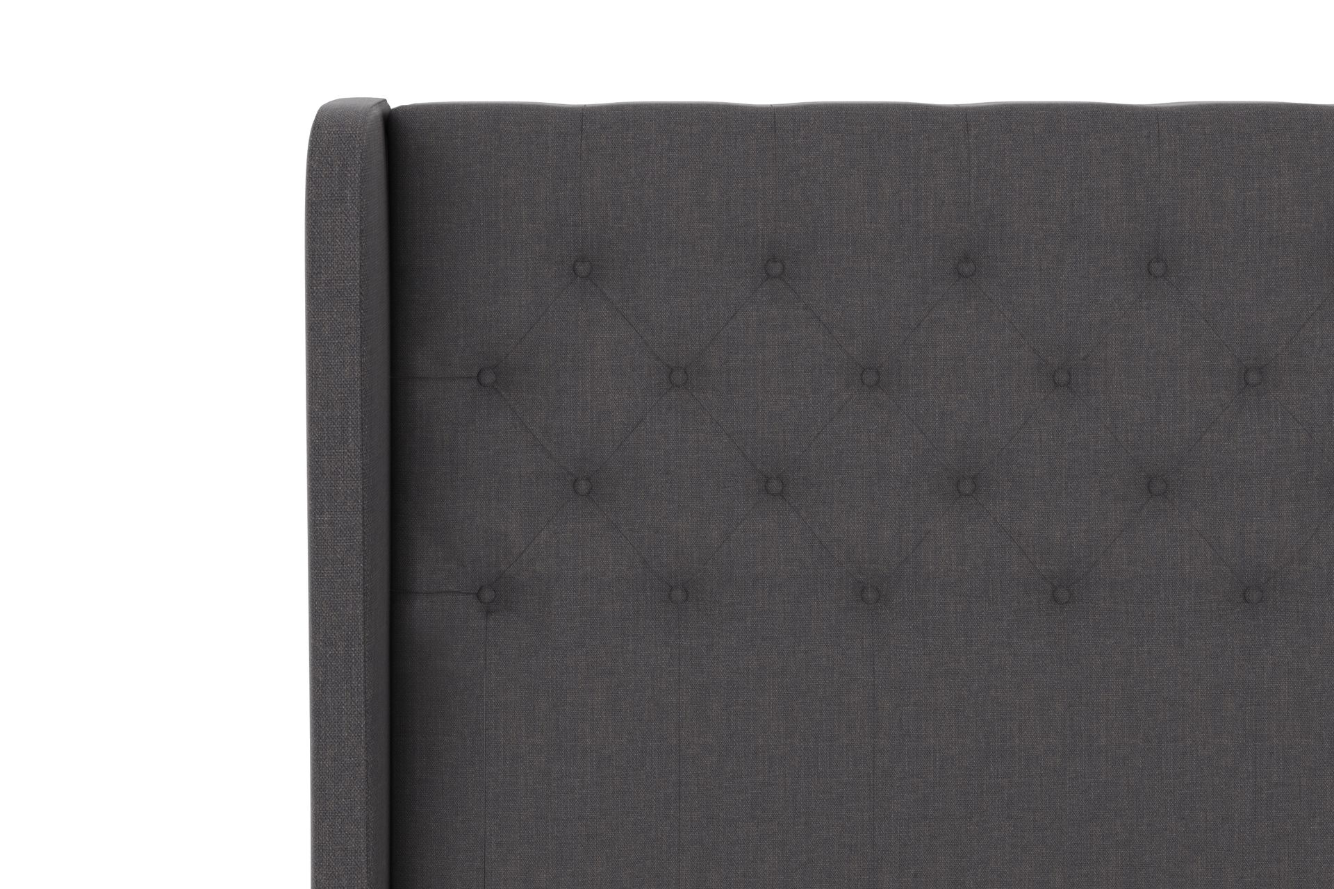 Sängynpääty Choice 140 cm Sivuilla - Tummanharmaa - Huonekalut - Sänky - Sängyn lisävarusteet & sängynpäädyt - Sängynpääty
