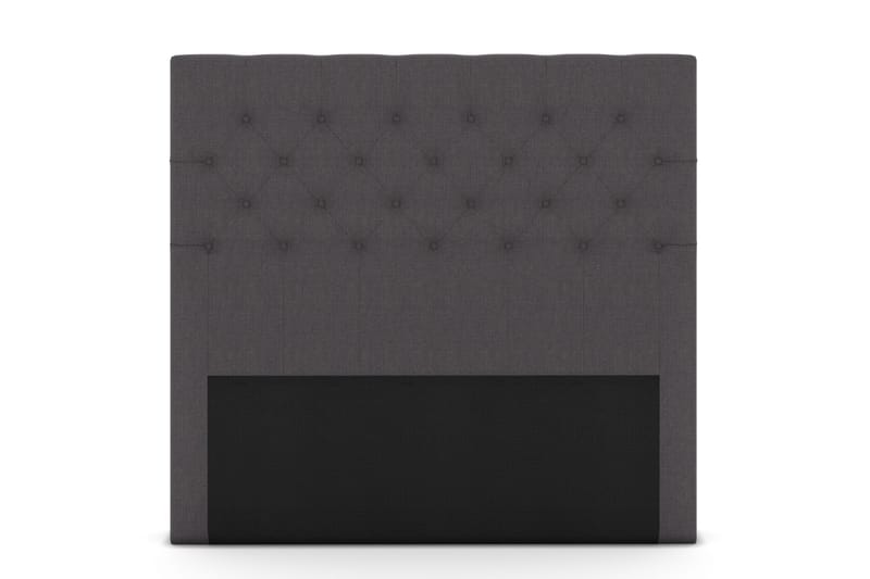 Sängynpääty Choice 160 cm Nappitoppaus, Tummanharmaa