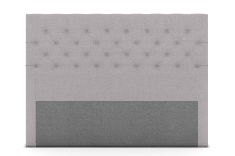 Sängynpääty Choice 180 cm Nappitoppaus, Vaaleanharmaa