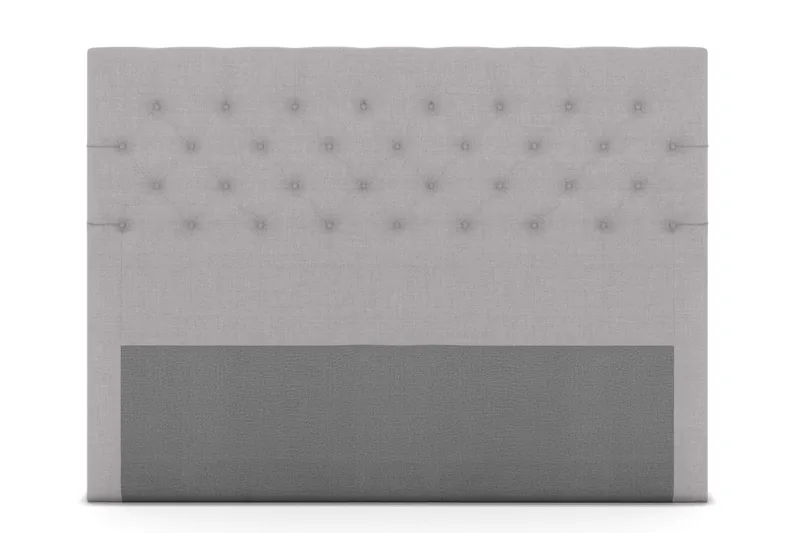 Sängynpääty Choice 180 cm Nappitoppaus - Vaaleanharmaa - Huonekalut - Sänky - Sängyn lisävarusteet & sängynpäädyt - Sängynpääty