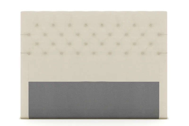 Sängynpääty Choice 210 cm Nappitoppaus - Beige - Huonekalut - Sänky - Sängyn lisävarusteet & sängynpäädyt - Sängynpääty