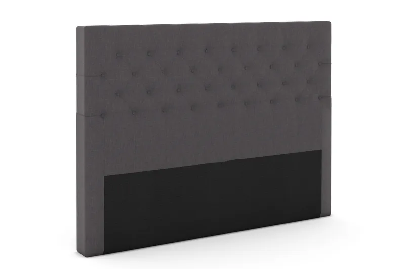 Sängynpääty Choice 210 cm Nappitoppaus - Tummanharmaa - Huonekalut - Sänky - Sängyn lisävarusteet & sängynpäädyt - Sängynpääty