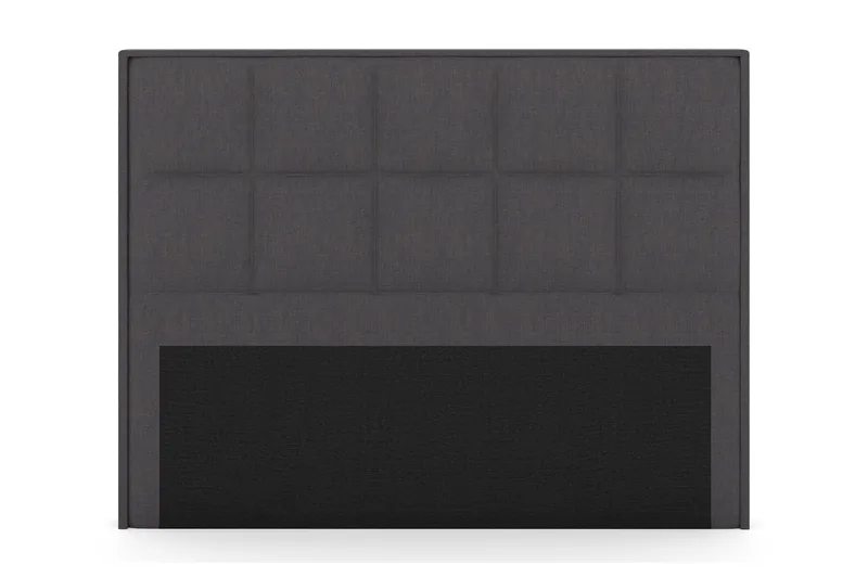 Sängynpääty Choice 210 cm Ruudullinen - Tummanharmaa - Huonekalut - Sänky - Sängyn lisävarusteet & sängynp äädyt - Sängynpääty