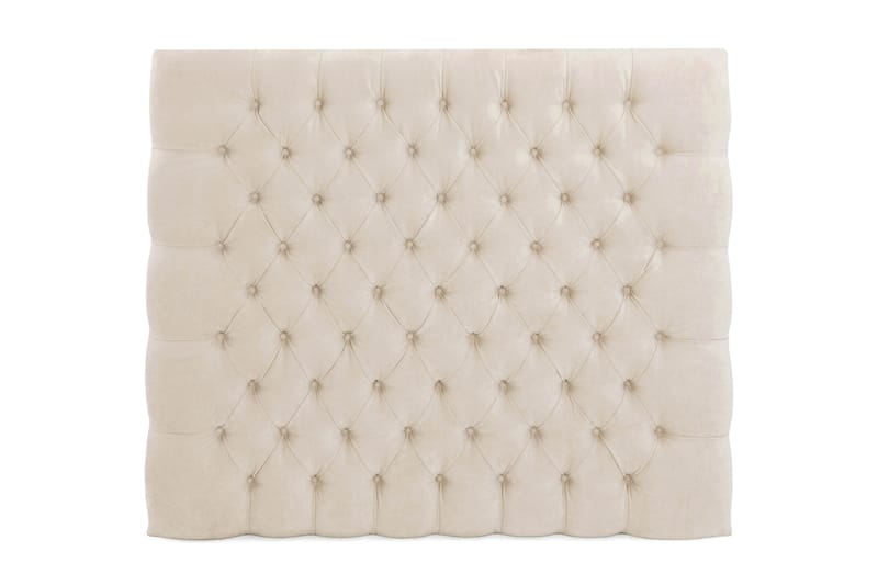 Sängynpääty Estelle 105 cm Sametti - Beige - Huonekalut - Sänky - Sängyn lisävarusteet & sängynpäädyt - Sängynpääty