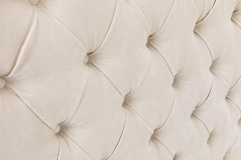 Sängynpääty Estelle 105 cm Sametti - Beige - Huonekalut - Sänky - Sängyn lisävarusteet & sängynpäädyt - Sängynpääty