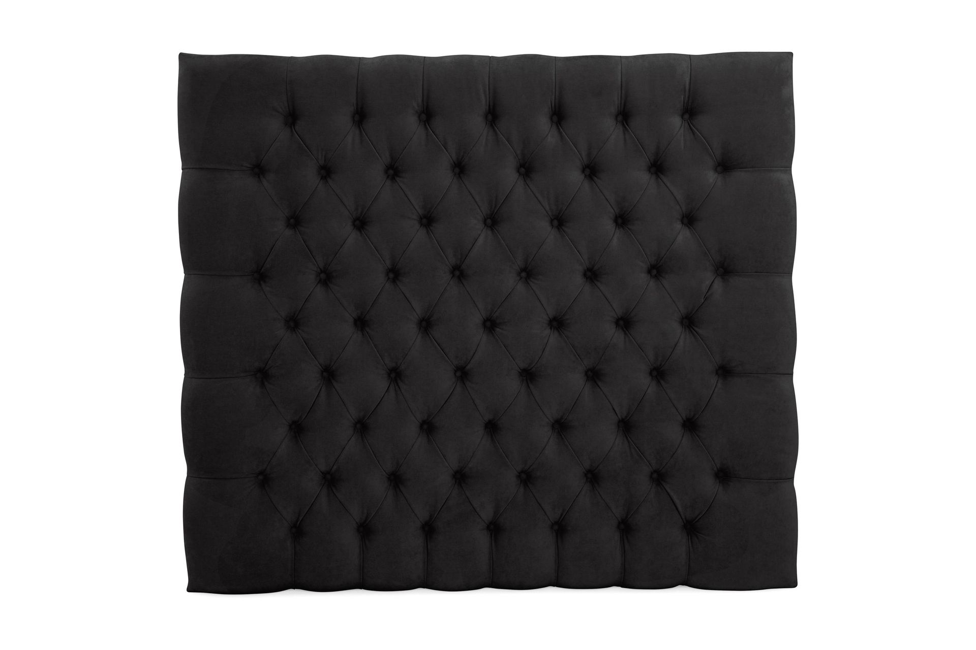 Sängynpääty Estelle 120 cm Sametti - Musta - Huonekalut - Sänky - Sängyn lisävarusteet & sängynpäädyt - Sängynpääty