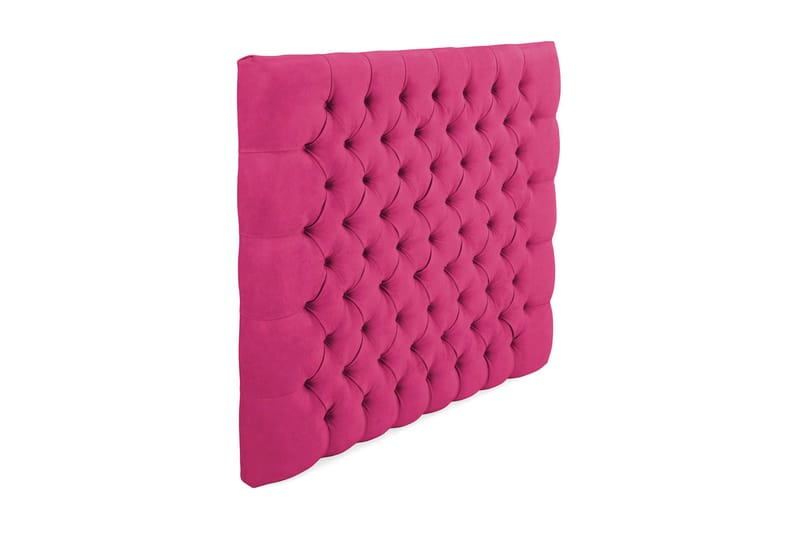 Sängynpääty Estelle 120 cm Sametti - Roosa - Huonekalut - Sänky - Sängyn lisävarusteet & sängynpäädyt - Sängynpääty